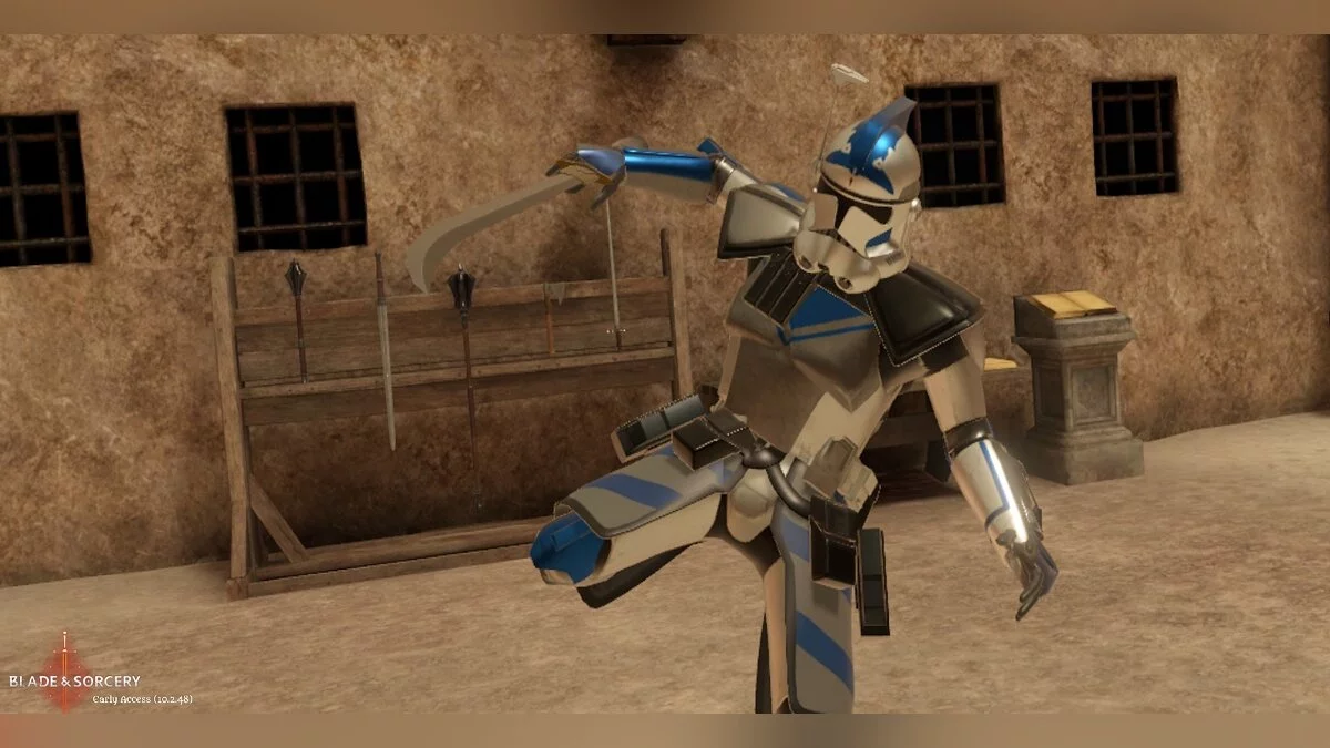 Blade and Sorcery — Phase 5 clone from the animated series "The Clone Wars"