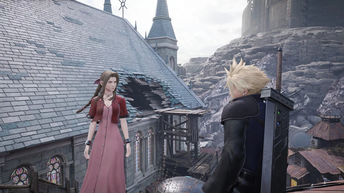 Final Fantasy VII Remake — Iris in clothes from the game Advent Children