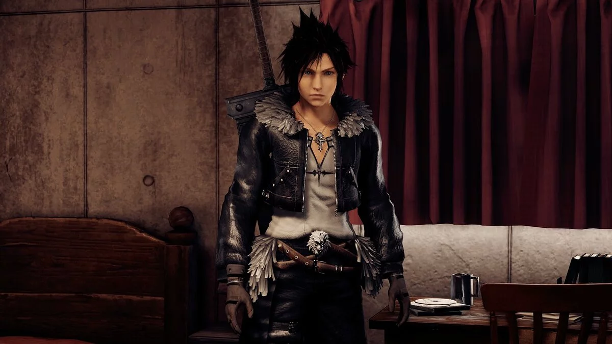 Final Fantasy VII Remake — La ropa de Squall.