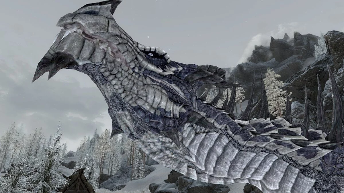 Elder Scrolls 5: Skyrim Special Edition — Dragons in 8K and 4K