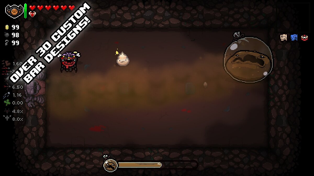 Binding of Isaac: Rebirth — Improved boss panels