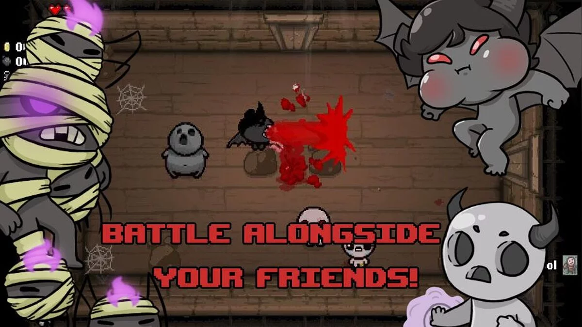 Binding of Isaac: Rebirth — Co-op mode