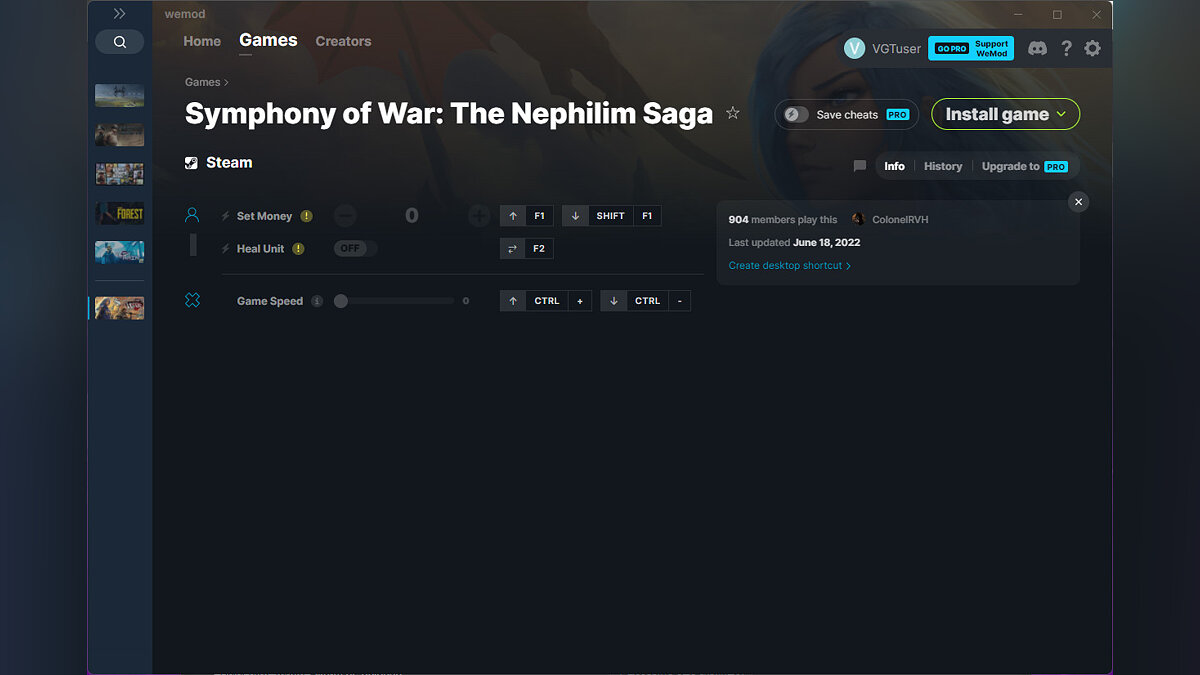 Symphony of War: The Nephilim Saga — Trainer (+3) from 06/18/2022 [WeMod]