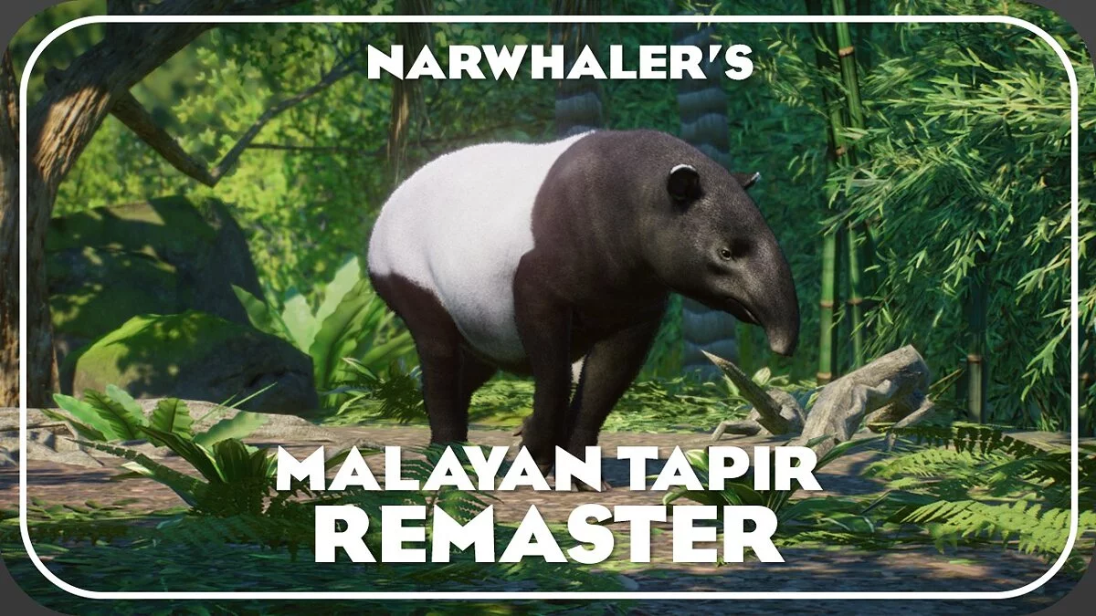 Planet Zoo — tapir malayo