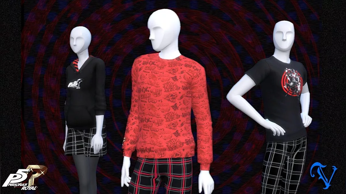 The Sims 4 — Clothes from the game Persona 5 Royal