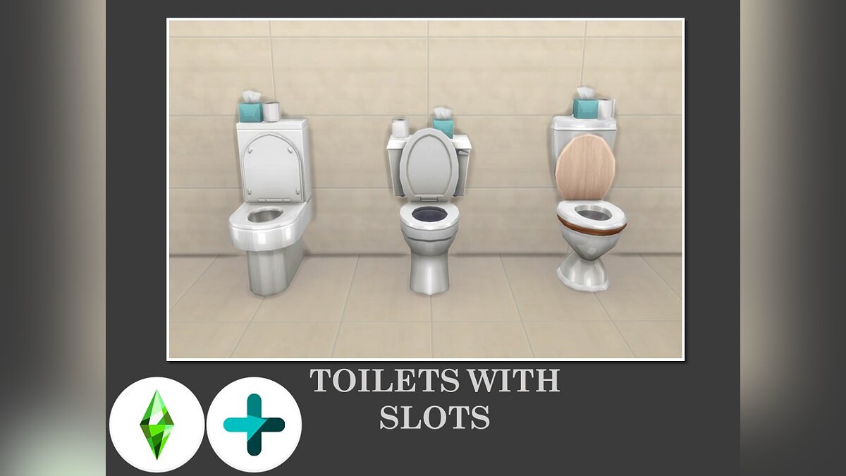 The Sims 4 — Improved toilets