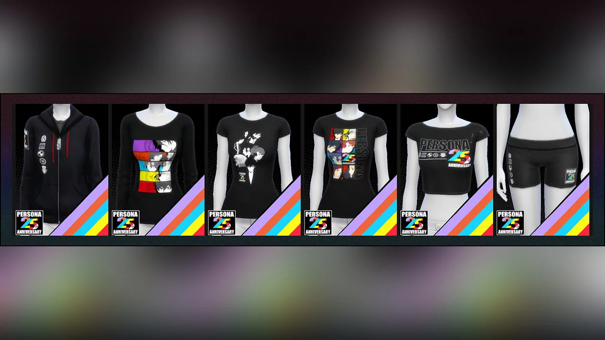 The Sims 4 — Одяг з гри Persona 25th Anniversary