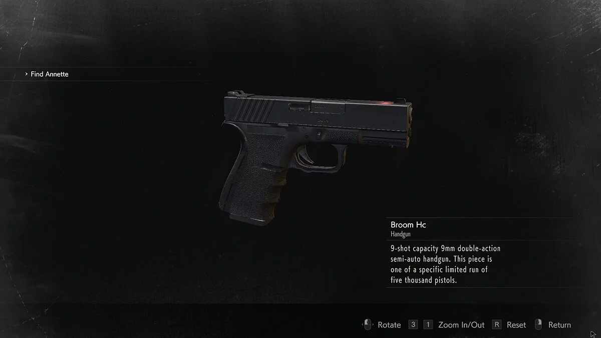 Resident Evil 2 — Glock para Ada