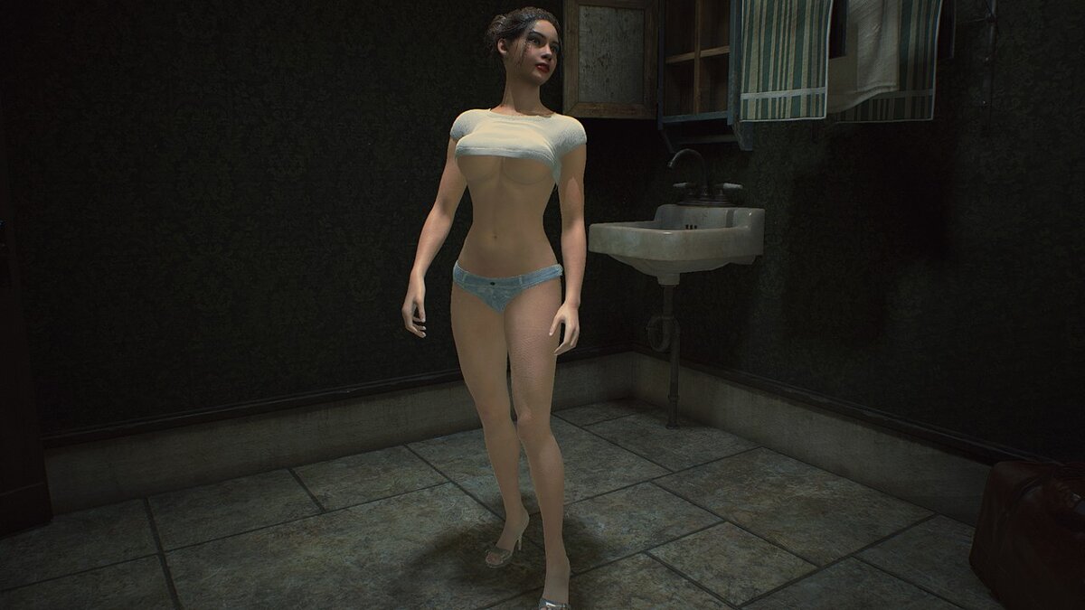 Resident Evil 2 — Crop top and shorts for Claire