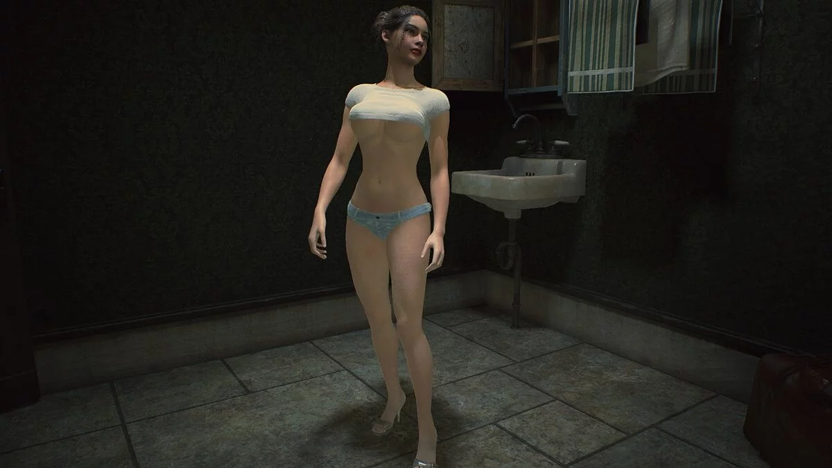 Resident Evil 2 — Top corto y pantalones cortos para Claire