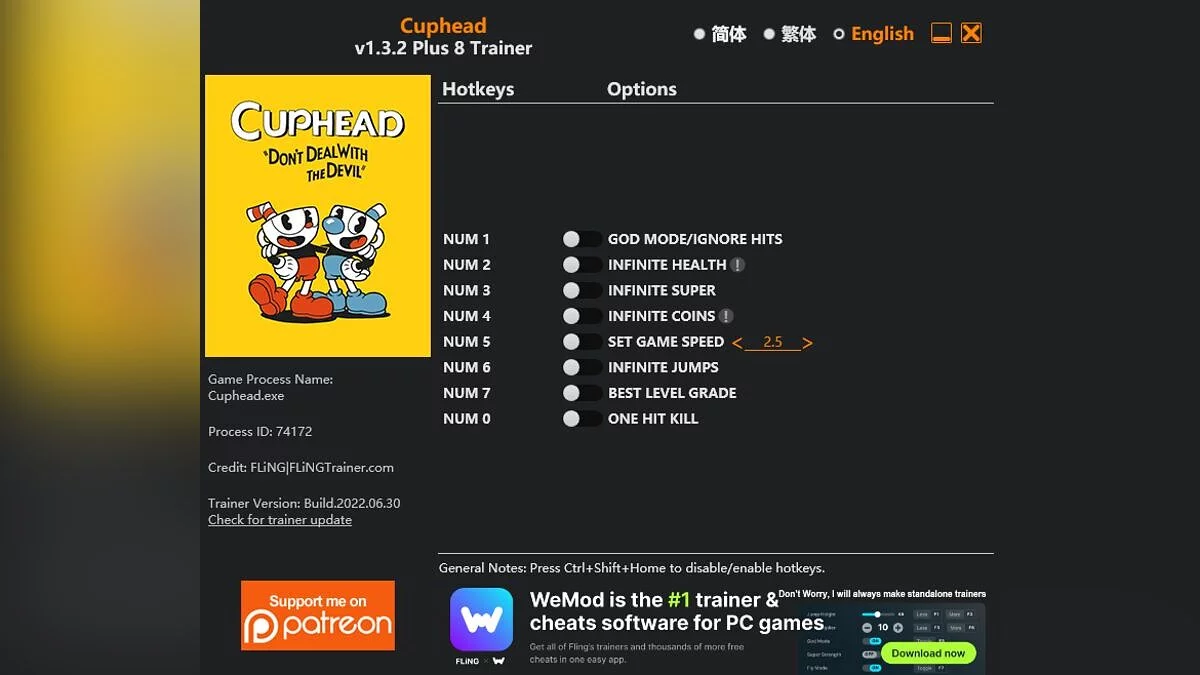 Cuphead — E