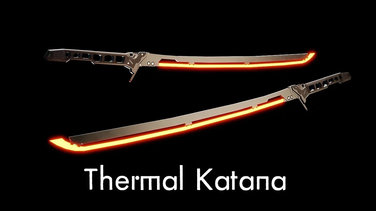 Blade and Sorcery — Katana térmica (Cyberpunk 2077)