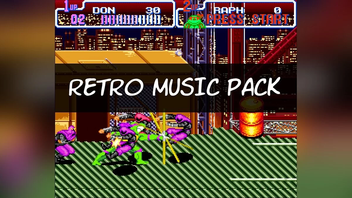 Teenage Mutant Ninja Turtles: Shredder&#039;s Revenge — música retro