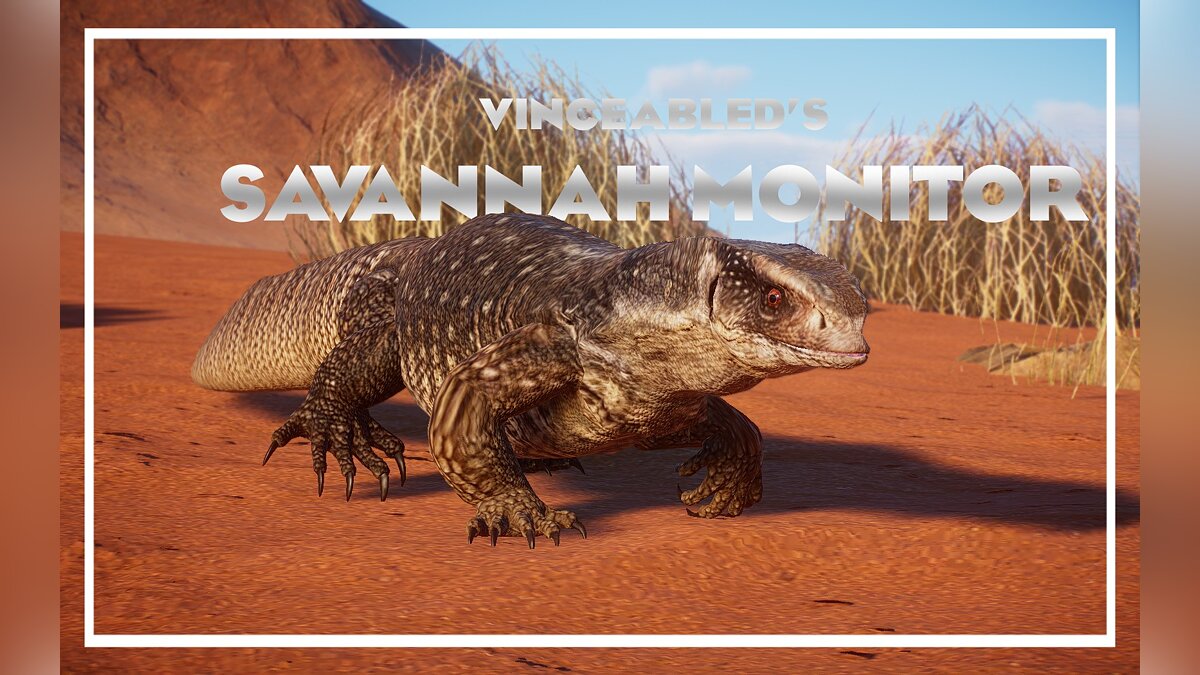 Planet Zoo — Savannah monitor lizard - new species