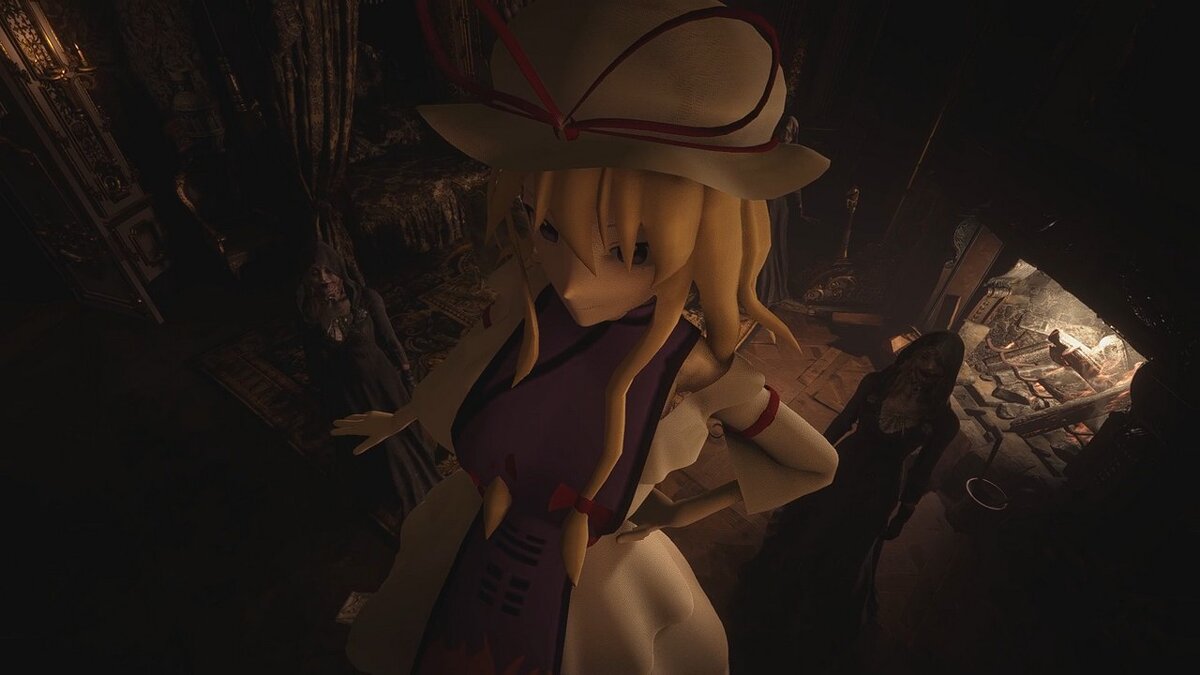 Resident Evil Village — Yakumo Yukari replaces Dimitrescu