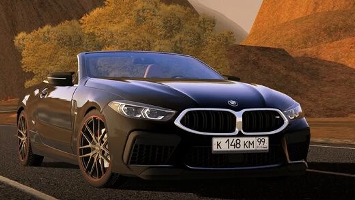 City Car Driving — BMW M8 Convertible