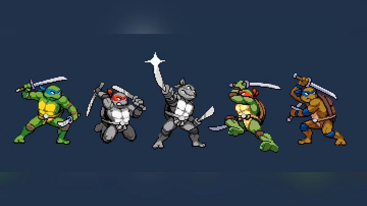 Teenage Mutant Ninja Turtles: Shredder&#039;s Revenge — Деякі кольори Леонардо