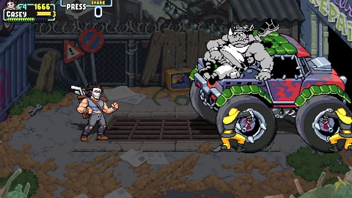 Teenage Mutant Ninja Turtles: Shredder&#039;s Revenge — Ретро боси