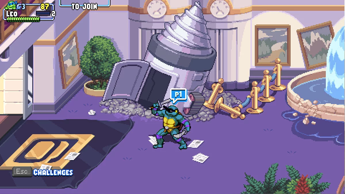 Teenage Mutant Ninja Turtles: Shredder&#039;s Revenge — Слеш замість Леонардо