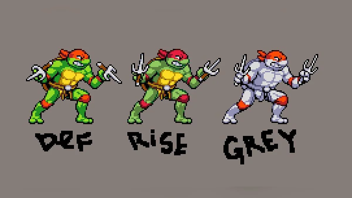 Teenage Mutant Ninja Turtles: Shredder&#039;s Revenge — Raphael in a bandana