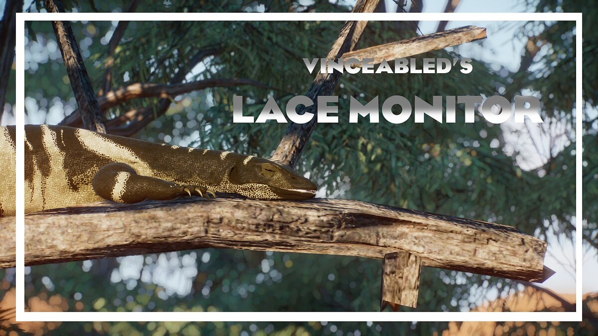 Planet Zoo — Lacy monitor - new species