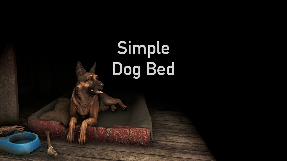 Fallout 4: Game of the Year Edition — Simple dog bed