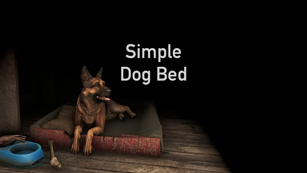 Fallout 4: Game of the Year Edition — Cama para perros sencilla