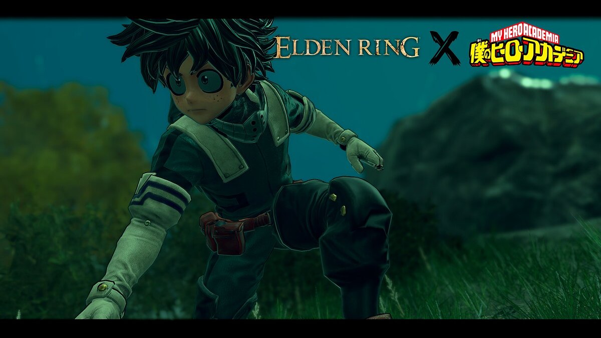 Elden Ring — Deku from the anime “My hero academia”