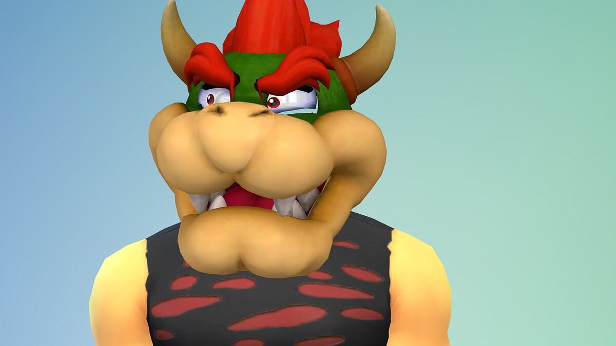 The Sims 4 — Bowser's Head Super Mario Odyssey