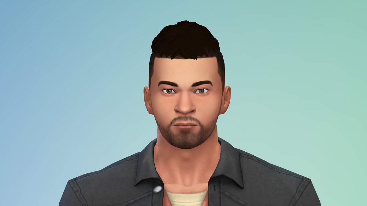 The Sims 4 — David King's hairstyle from the game Dead by Daylight