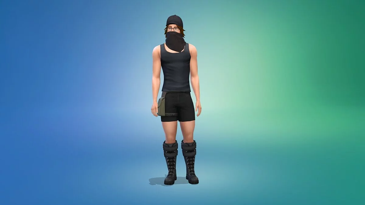 The Sims 4 — Pantalones cortos de asaltante del templo