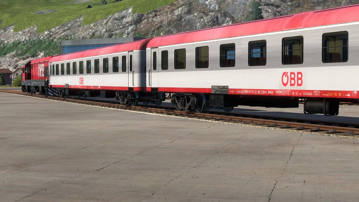 Derail Valley — Пасажирські вагони у стилі OBB