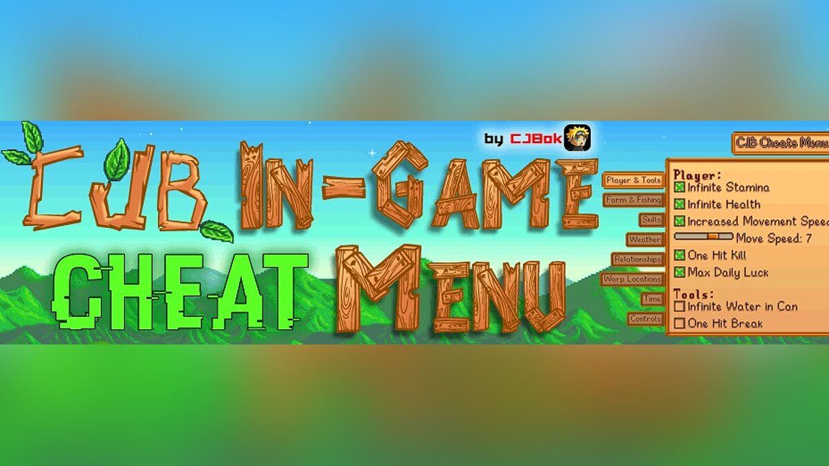 Stardew Valley — CJB Cheats Menu + Item spawner