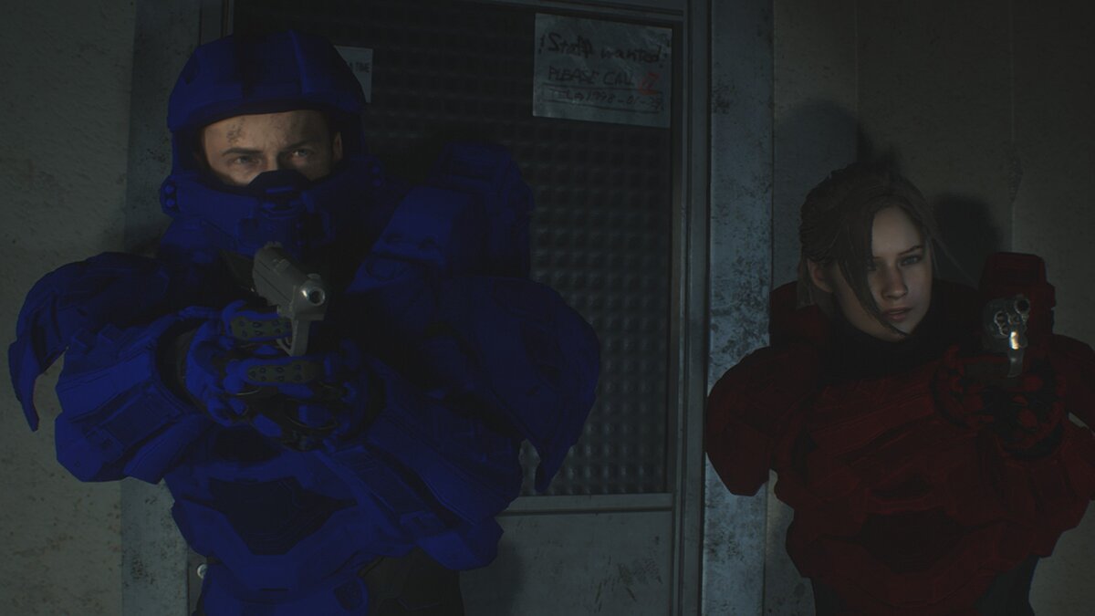 Resident Evil 2 — Spartan mercenaries from the game Halo 5