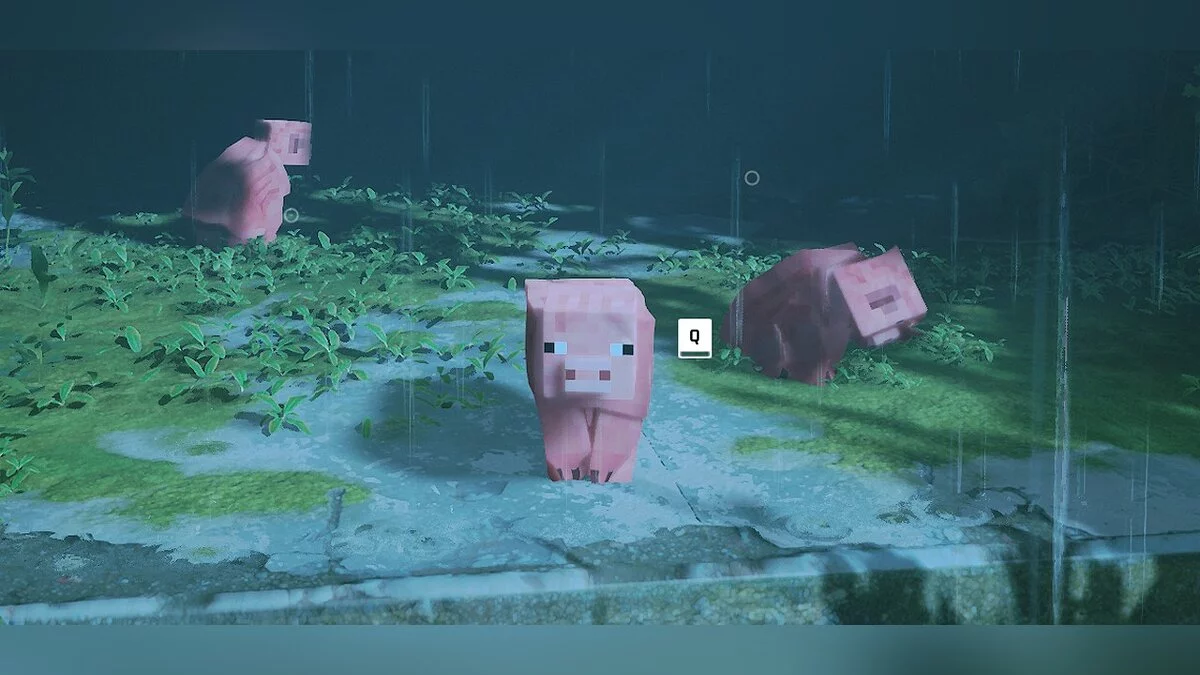 Stray — Pigs from the game Minecraft