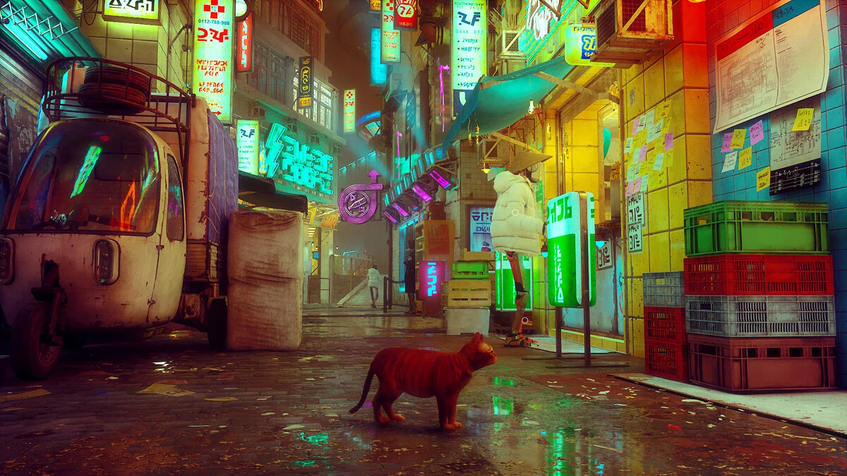 Stray — Невидимый рюкзак и дрон