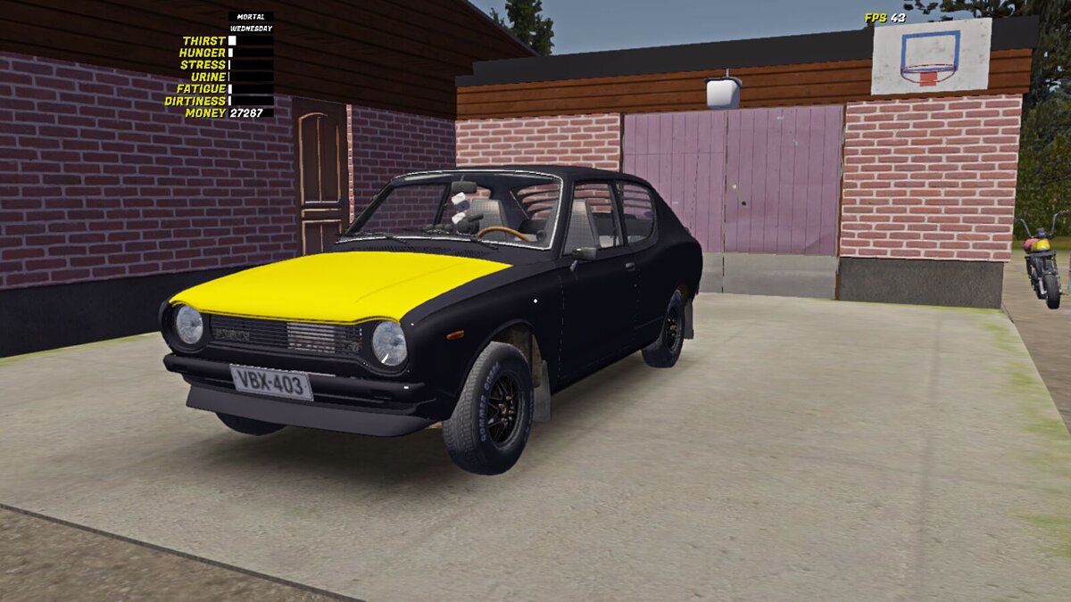 My Summer Car — Conservation - Satsuma stock, 27k marks, GT parts installed, The plot is almost untouched