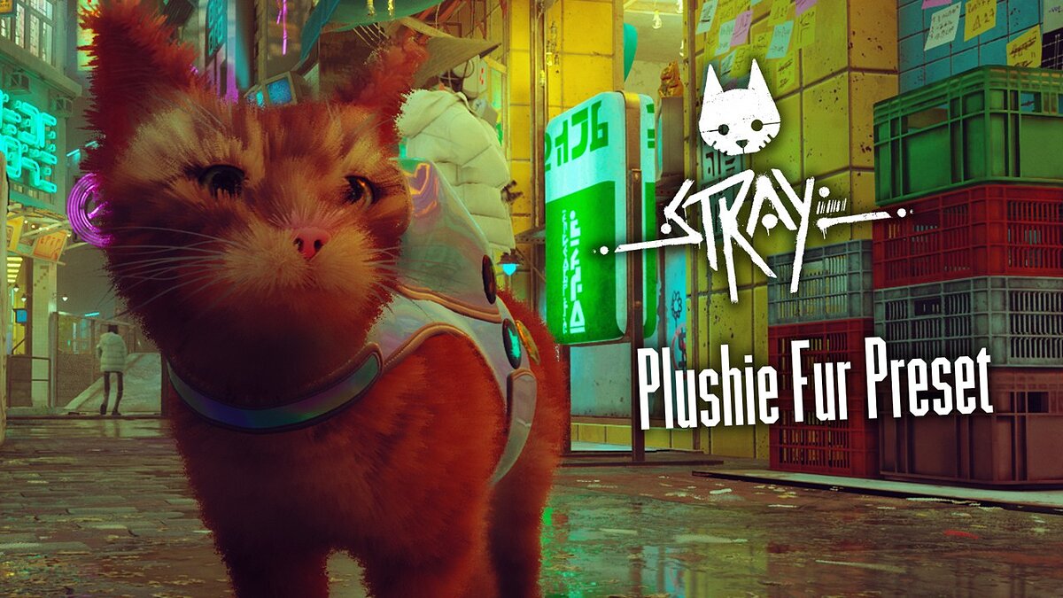 Stray — Plush fur cat