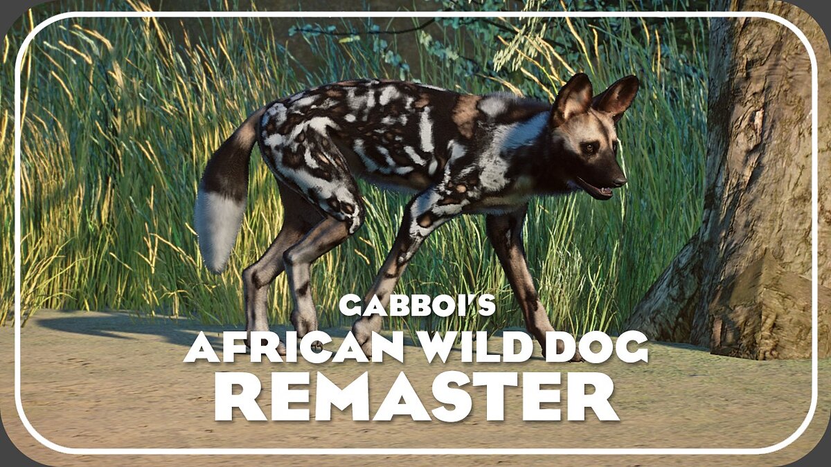 Planet Zoo — African wild dog remaster