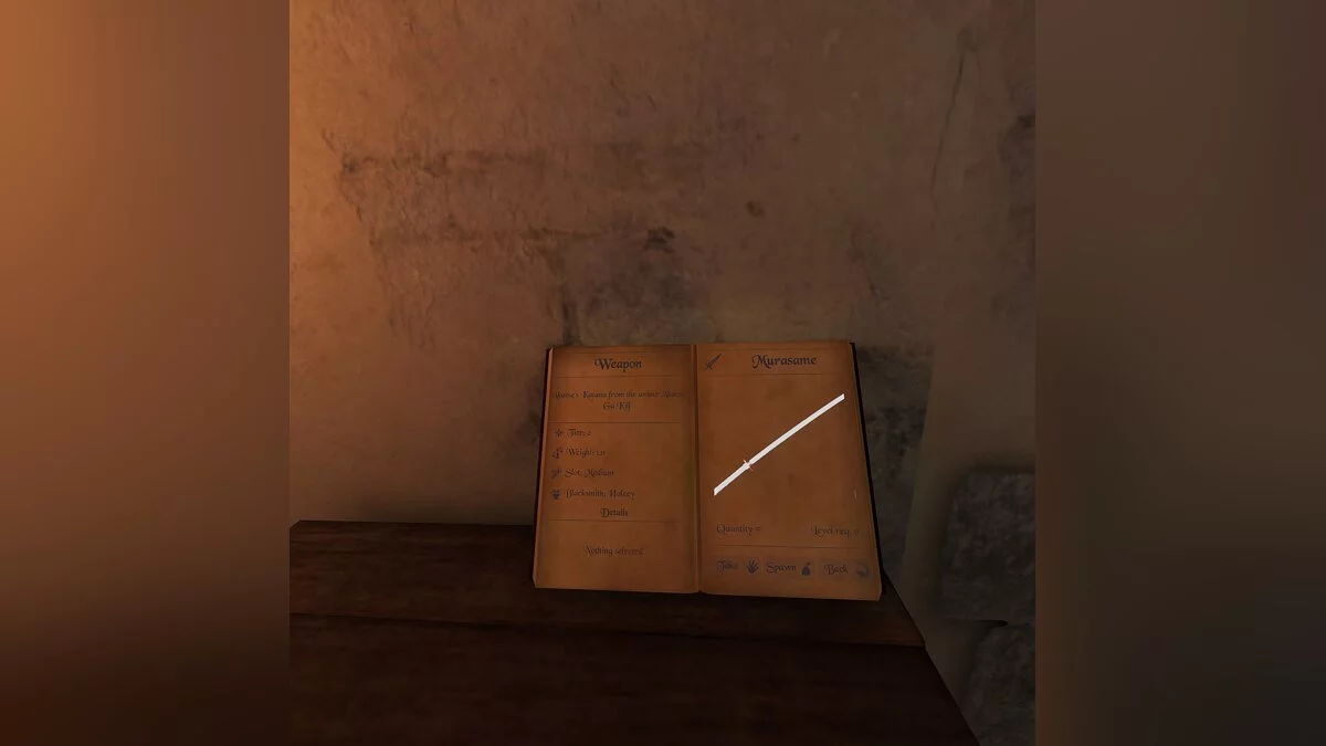 Blade and Sorcery — Мурасаме з аніме Akame Ga Kill