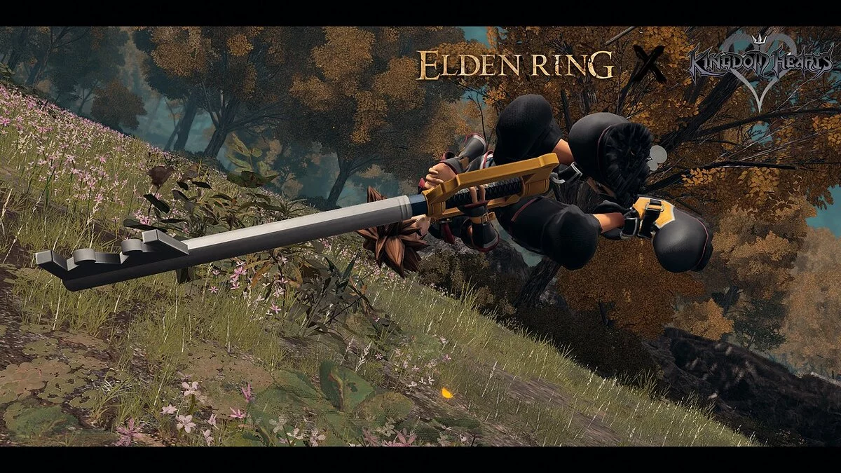 Elden Ring — Quarrel with a key from the game Kingdom Hearts