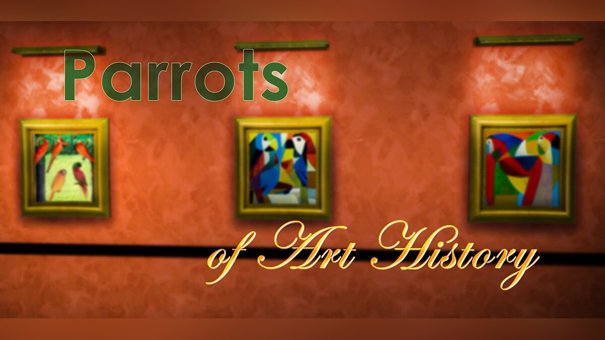 The Sims 4 — Historical paintings of parrots