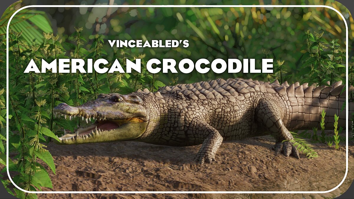 Planet Zoo — American crocodile - new species