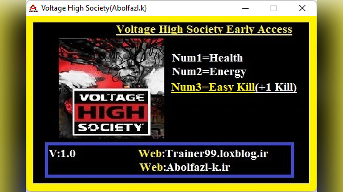 Voltage High Society — Trainer (+3) [1.0]