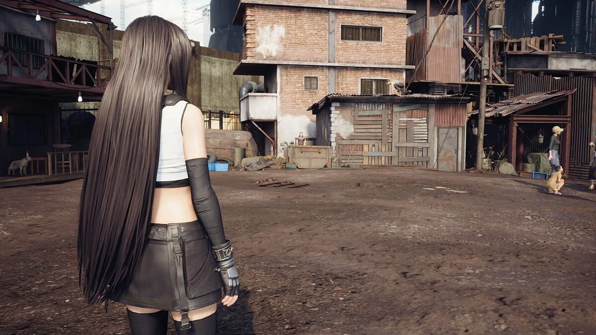 Final Fantasy VII Remake — Tifa with her hair down