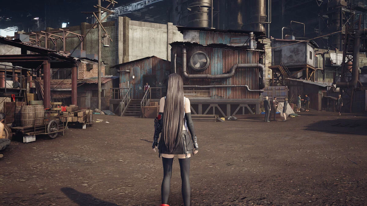 Final Fantasy VII Remake — Тифа с распущенными волосами