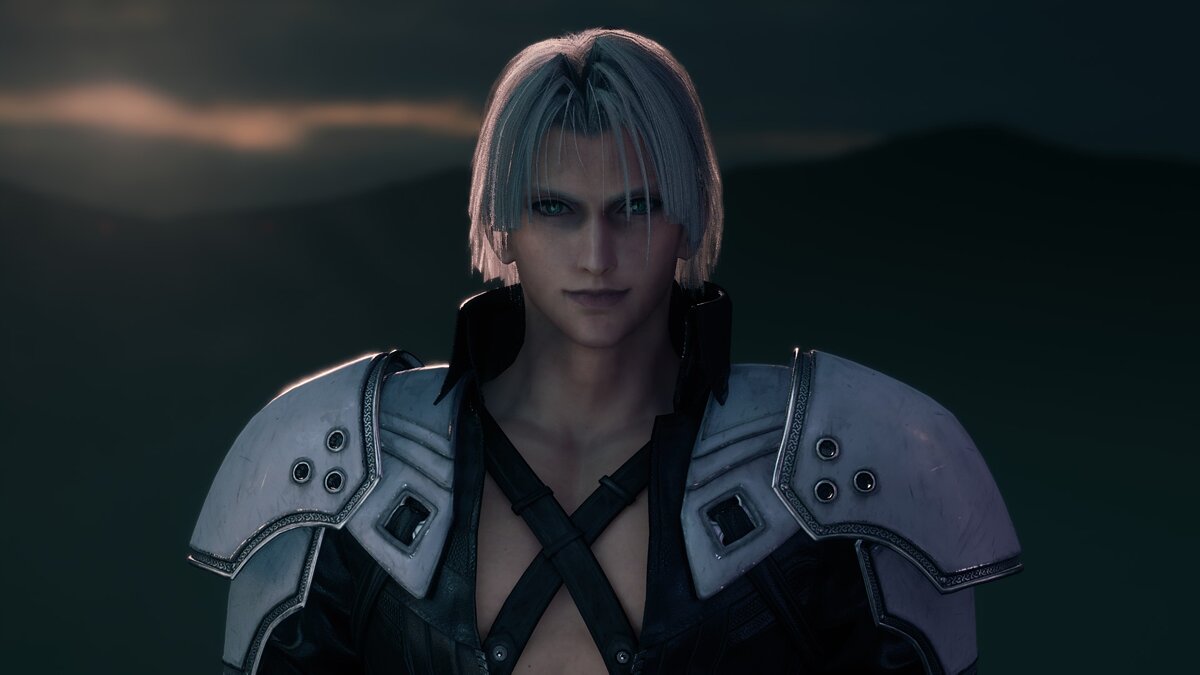 Final Fantasy VII Remake — Sephiroth with short hair