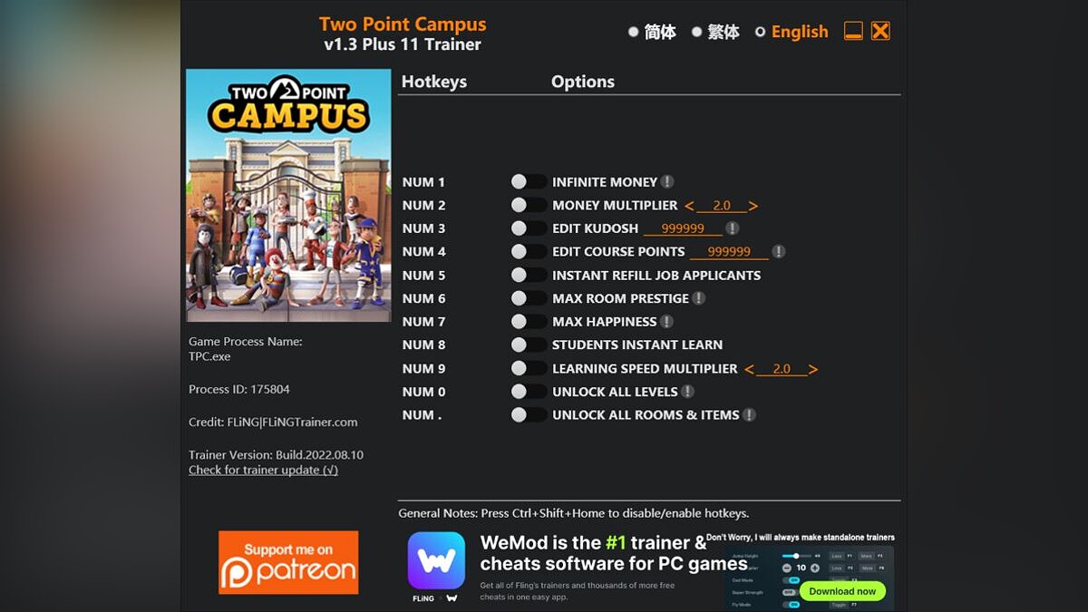 Two Point Campus — Trainer (+11) [1.3]