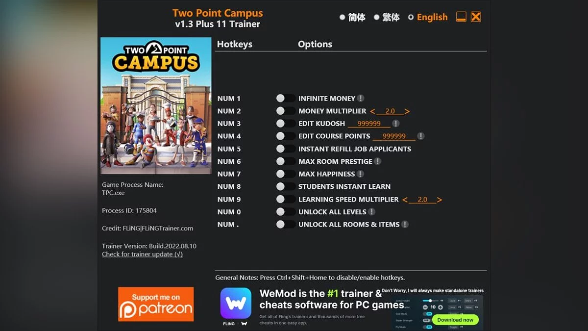 Two Point Campus — Trainer (+11) [1.3]