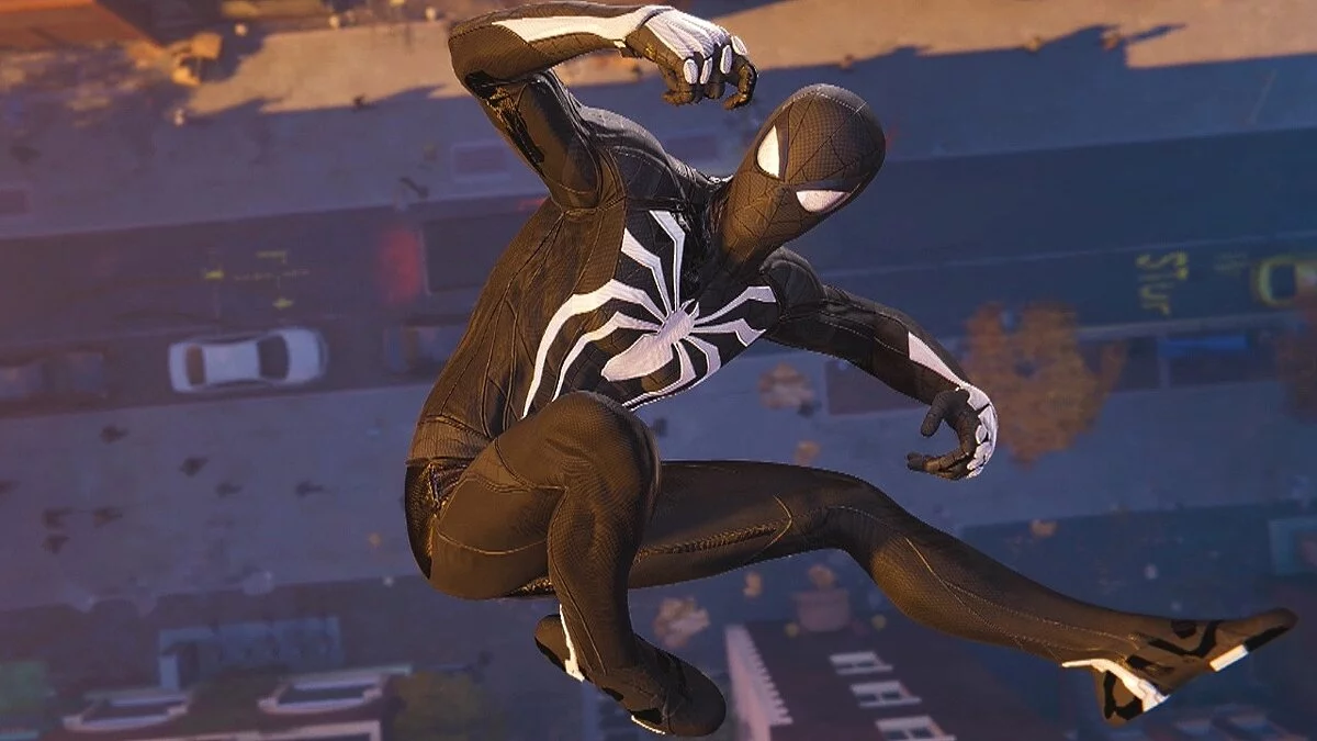 Marvel&#039;s Spider-Man Remastered — Black symbiote suit